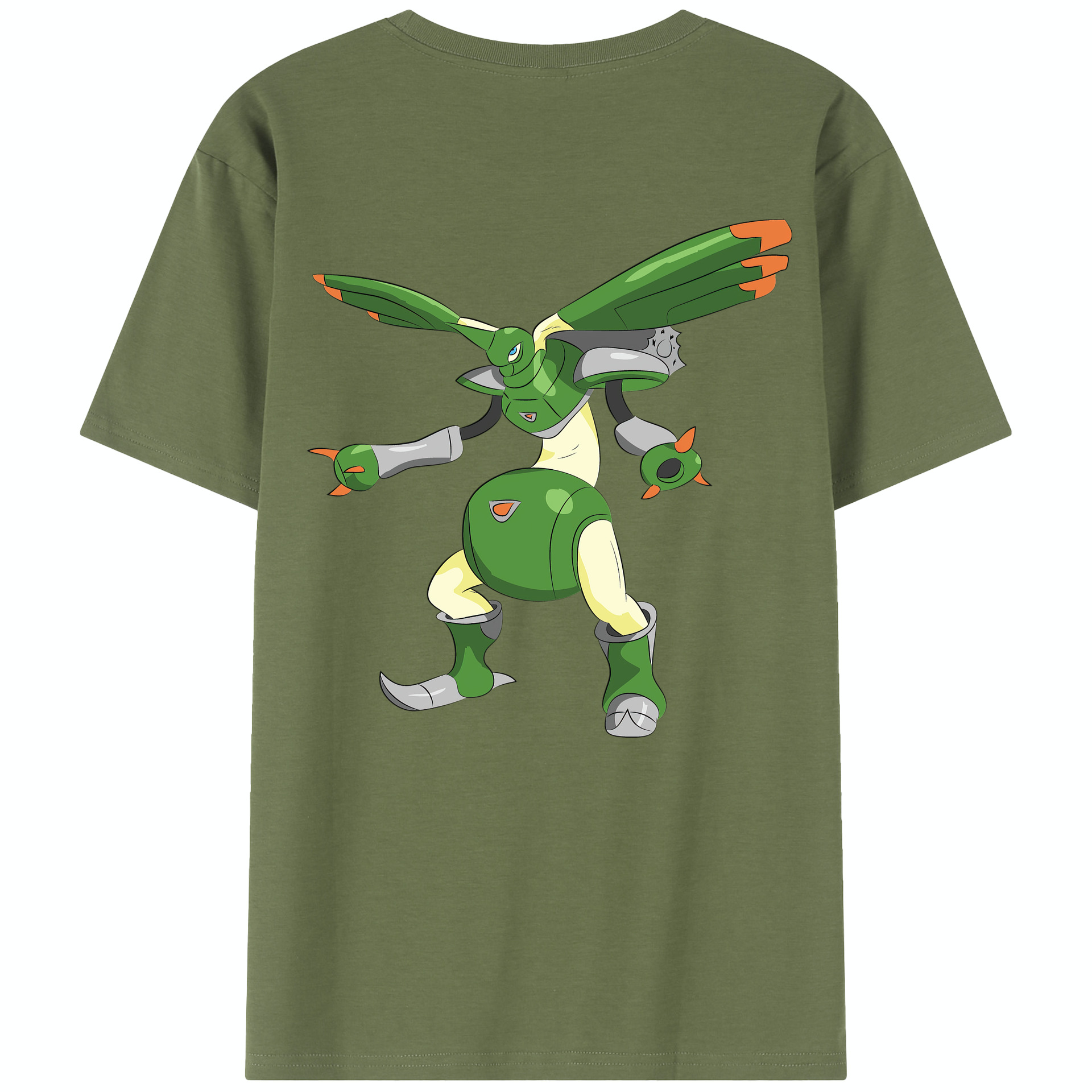 （画像用） Digimon デジタルモンスター/デジモン 綿100％半袖Tシャツ（背面プリント）